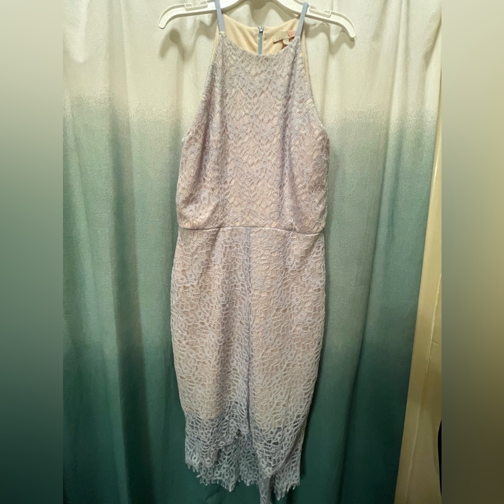 Giani Bini Light Blue Lace Dress
